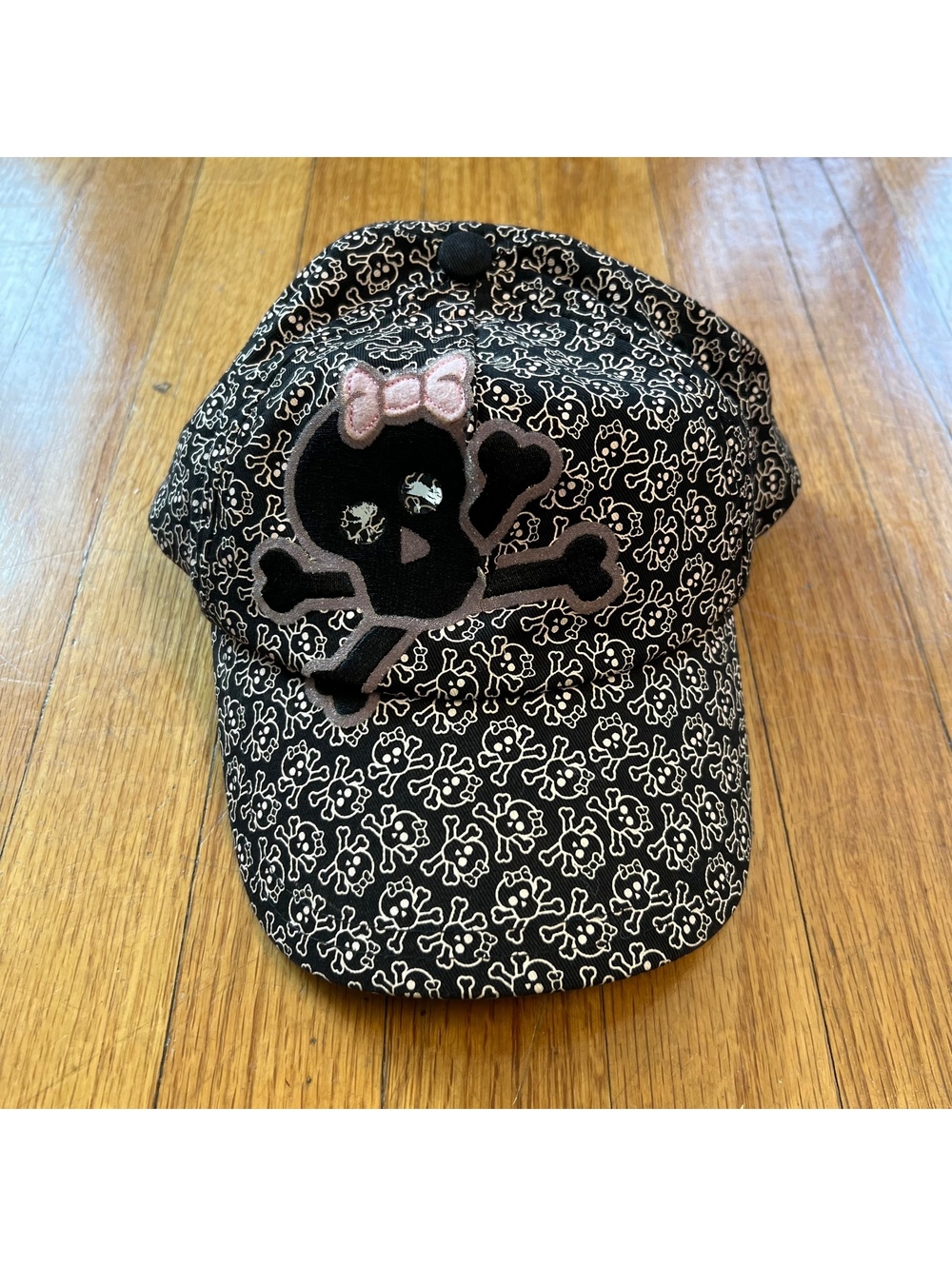 Vintage Y2K scene skull baseball cap